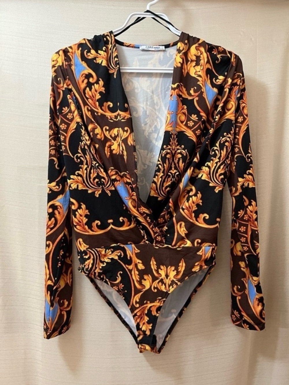 BOGO Zara Colourful One Piece Long sleeve Vibrant Small Yellow Orange Blue ⚫️